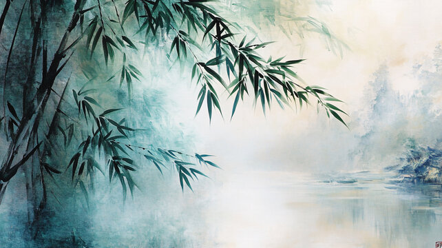 唯美竹影竹韻