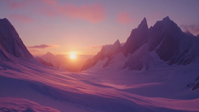 雪山大場景