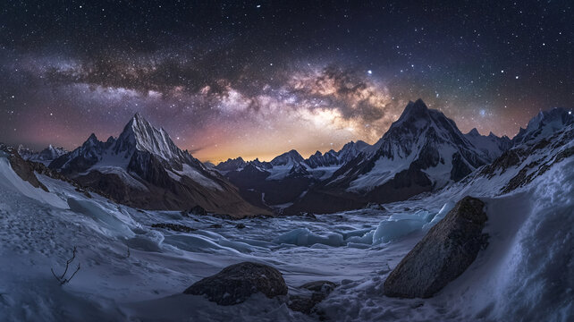 雪山銀河