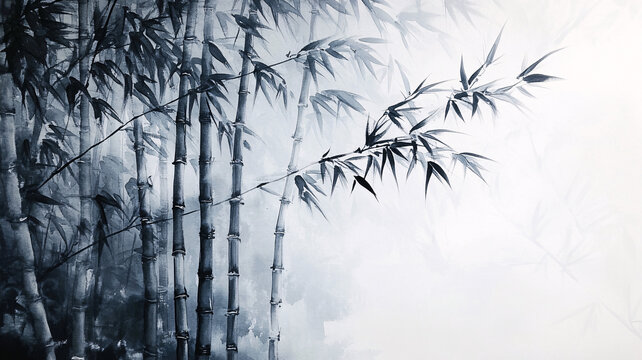 竹林藝術(shù)壁紙