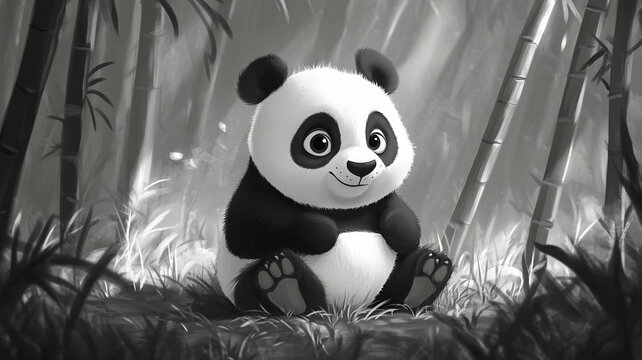 卡通熊貓壁紙