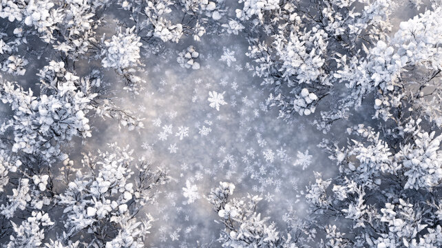 唯美藍(lán)雪花