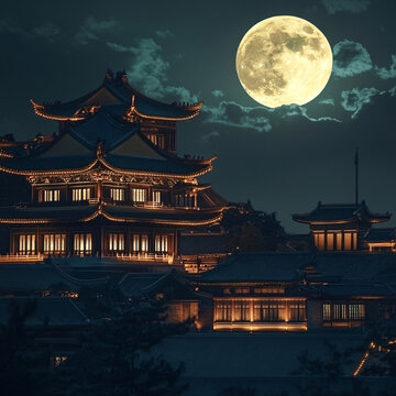 佛香閣夜月