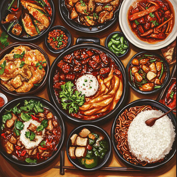 中式菜品套餐