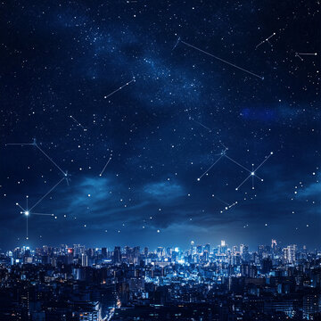 創(chuàng)意夜晚星點(diǎn)流星