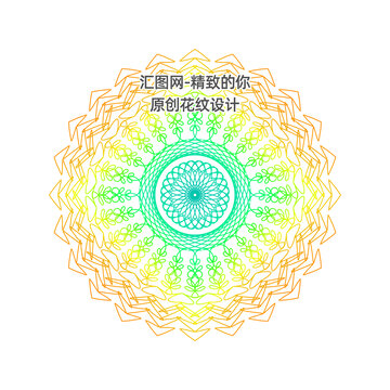 團花底紋