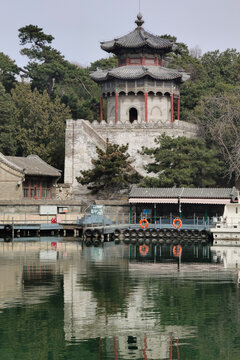 北京頤和園宿云檐城關