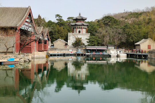 北京頤和園宿云檐城關船塢