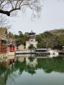 北京頤和園宿云檐城關