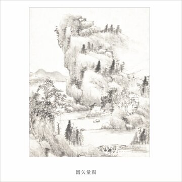 意境山水玻璃鏤空貼膜