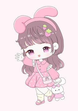 可愛立繪Q版女孩