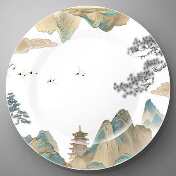 國(guó)畫(huà)陶瓷花紙