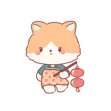 燈籠漢服古風(fēng)小貓