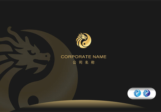 龍與太極logo