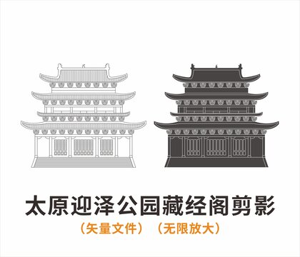 太原迎澤公園藏經(jīng)閣