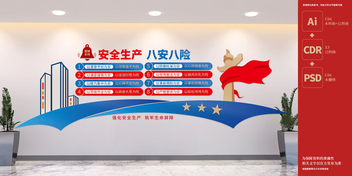 八安八險展板文化墻
