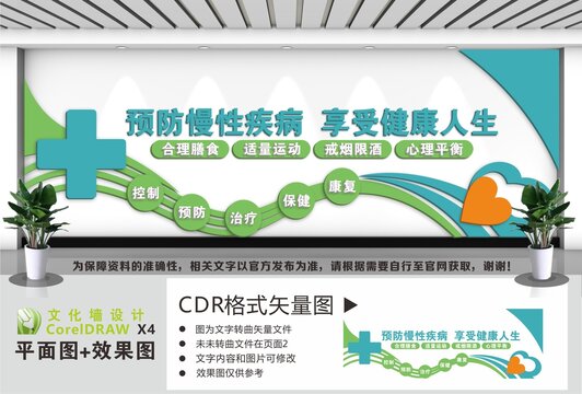 醫(yī)院慢病預防宣傳文化墻