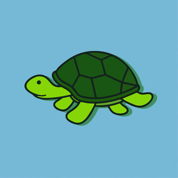 游泳的海龜烏龜