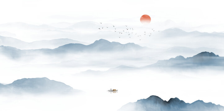 山水圖