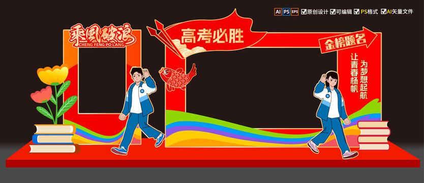 高考拍照框