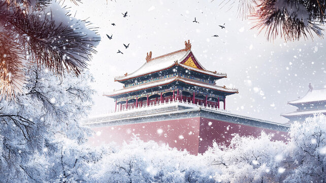 故宮冬天