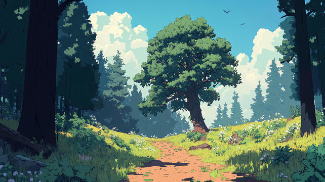 深林大場景
