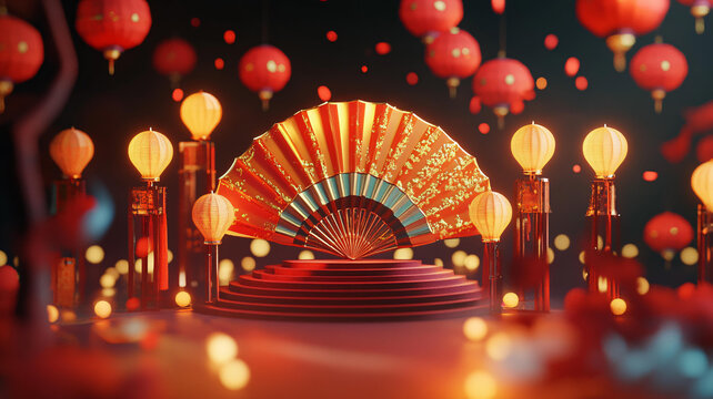 喜慶氛圍渲染