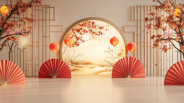 元宵節(jié)拍框堆頭小景