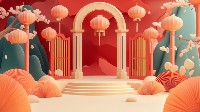 節(jié)日海報(bào)背景圖