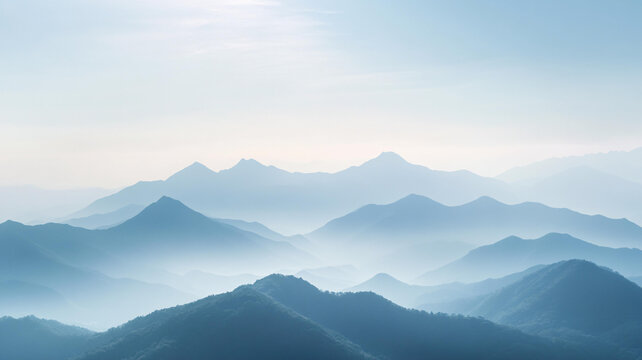 藍調(diào)遠山背景