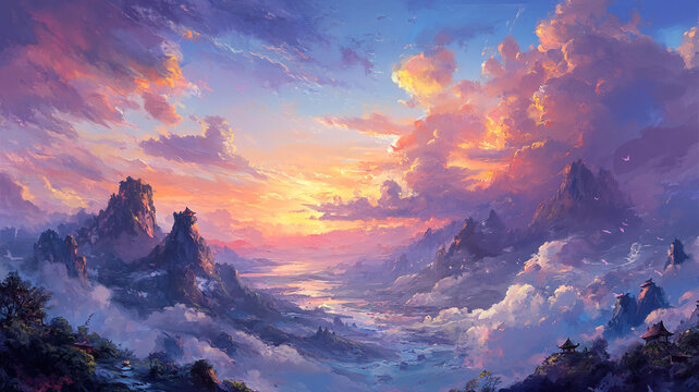 天界曉鐘風(fēng)景