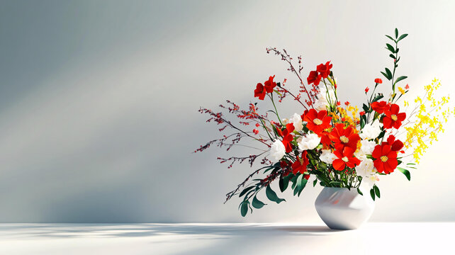 唯美插花素材