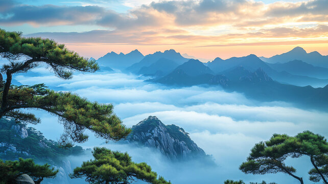 霧海松濤