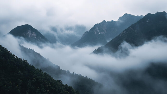 霧鎖山嵐