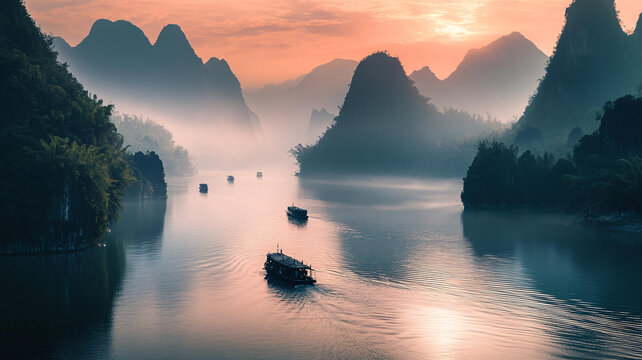 唯美漓江風(fēng)光