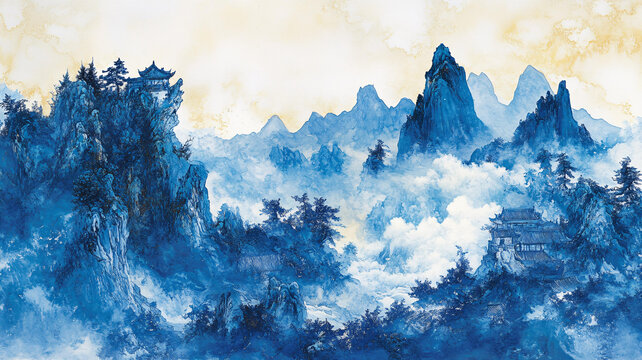 天界曉鐘風景