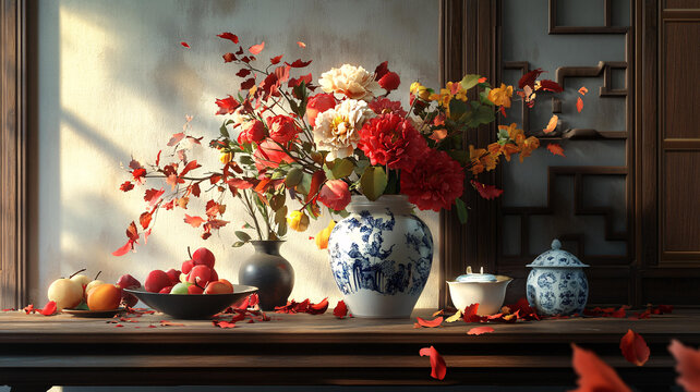 重陽(yáng)插花