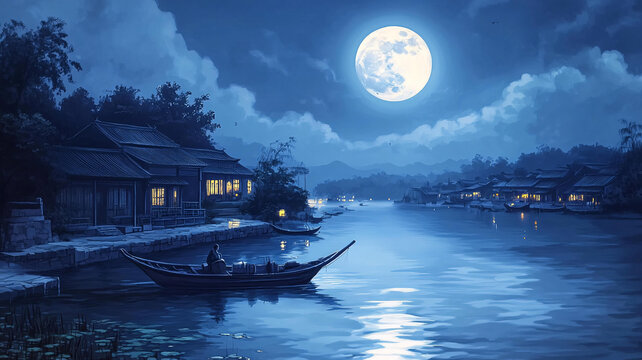 夜月景點