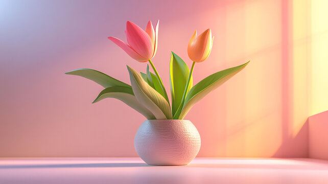郁金香花瓶