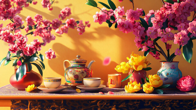 場景設(shè)計茶室