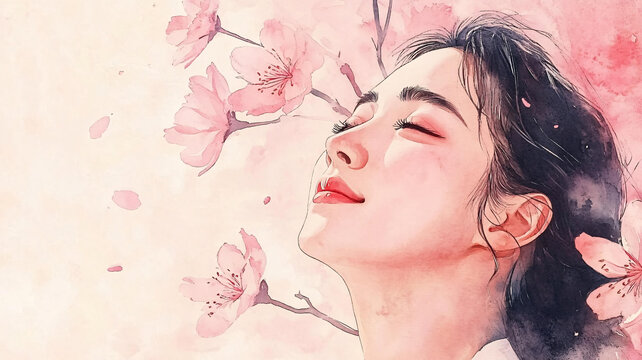 桃花美人