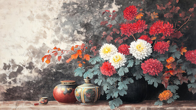 靜物菊花
