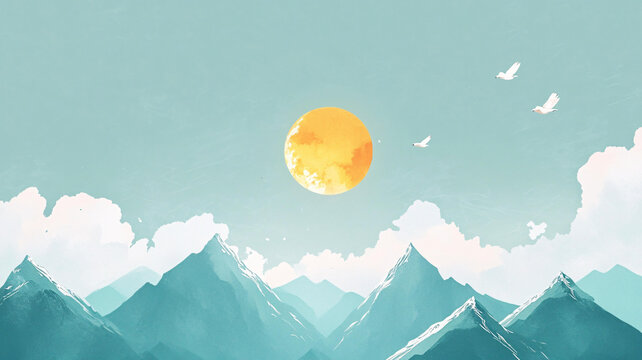 黃昏遠(yuǎn)山