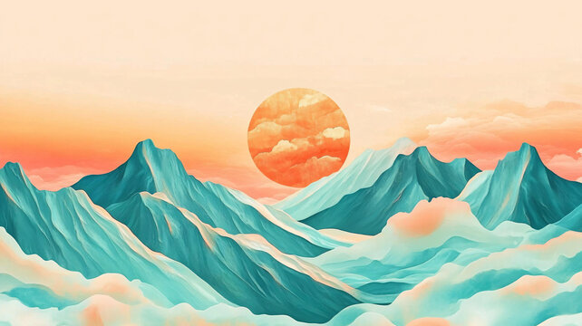 山風(fēng)景包裝