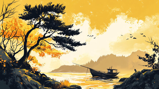 金秋風(fēng)景
