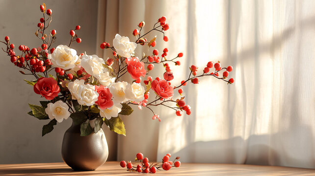 唯美插花素材