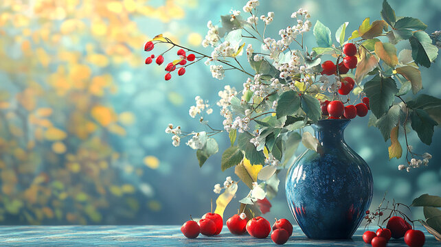 植物果實(shí)插花
