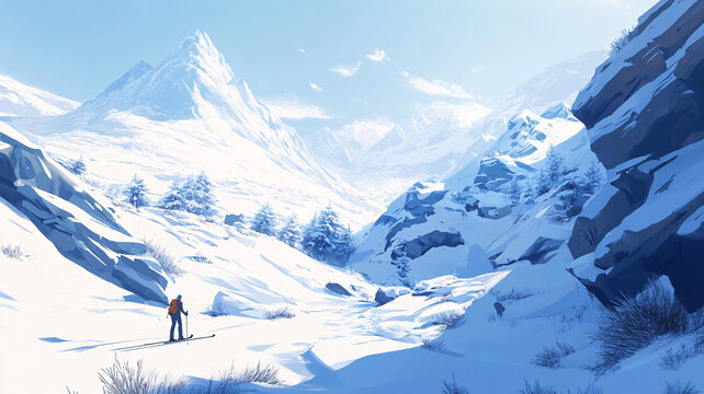 雪山