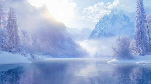 暖調(diào)山水風(fēng)景