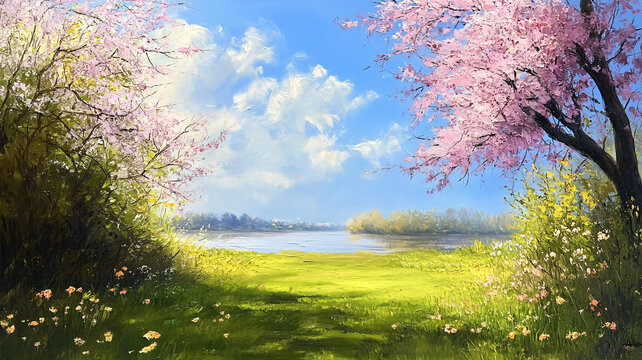 寬屏風(fēng)景畫